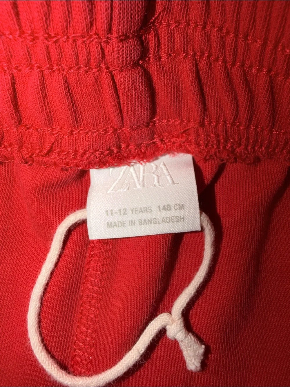 Zara Kids Wide-Leg and shirt Set in Bright Red